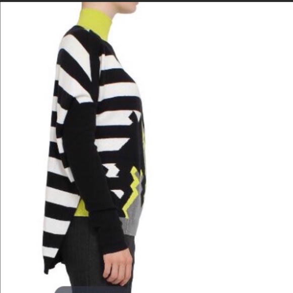 L.A.M.B. Space Invader Color Block Sweater Sz XL - Picture 4 of 5